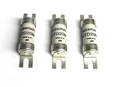 NITD20M Motor Rated Offset Bolted Tag Fuses